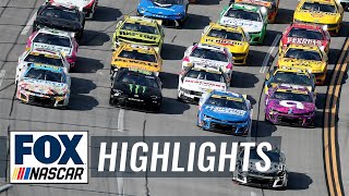 NASCAR Cup Series YellaWood 500 Highlights  NASCAR on FOX [upl. by Aufmann424]