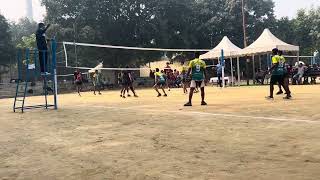 Zone 21 vs zone 20 volleyball interzone pt3 [upl. by Akcirederf]