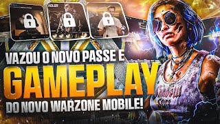 VAZOU GAMEPLAY E NOVO PASSE DO WARZONE MOBILE🔥🔥🔥 [upl. by Alfred]