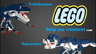 Lego 31088 two sets alternate builds  Pristichampsus and Kaprosuchus from quotPrimevalquot [upl. by Shayne]