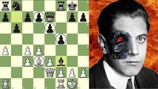 ¡ES UNA MÁQUINA Capablanca vs Tartakower Nueva York 1924 [upl. by Itsud]