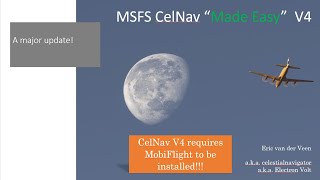 MSFS Celestial Navigation V4 demo  RELEASED [upl. by Cato]