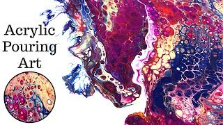 Create Acrylic Paint Pouring Art with Dirty Flip Cups [upl. by Ylram]