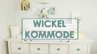 Unsere Wickelkommode amp Wickeltisch einrichten  Ikea Hemnes amp Dawanda  Eileena Ley [upl. by Zorina923]