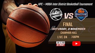 HPC  MBBA INTER DISTRICT BASKETBALL TOURNAMENT II FINAL [upl. by Ettenuj557]