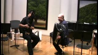 笙与手风琴即兴对话 Sheng and Accordion JAM HU Jianbing and DR William Schimmel [upl. by Liane612]