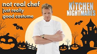 gordon ramsay dresses as a chef for halloween  Kitchen Nightmares  Gordon Ramsay [upl. by Cowan]