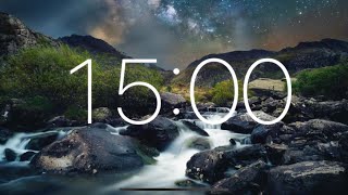 15 Minute Timer  Relaxing Zen Music [upl. by Lein]