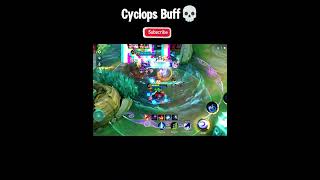 Cyclops Buff💀 MLBB mlbbshorts shortsviral mlbbcreatorcamp [upl. by Thinia177]