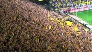 Stimmung Südtribüne Borussia Dortmund vs Hannover 96 41  BVB Atmosphere 02042011 [upl. by Jordanna]