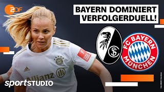 SC Freiburg  FC Bayern München Highlights  FrauenBundesliga 7 Spieltag 202223  sportstudio [upl. by Siri]