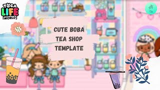 Adorable Boba Tea Shop Template  Toca Boca [upl. by Armbrecht]