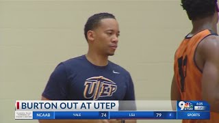 Burton out at UTEP [upl. by Marentic]