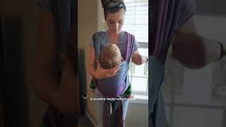 Babywearing Safety  Breastfeeding in the Carrier babywearing babywearingmama breastfeeding [upl. by Behrens228]