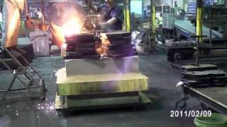 Pouring a Koleno Performance KP440 block [upl. by Eenafit]