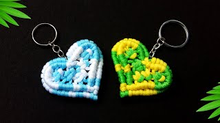 Super Easy Paracord Lanyard Keychain  How to make a Paracord Key Chain Handmade DIY Tutorial 15 [upl. by Gurango997]