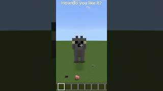 I built a cat in Minecraft [upl. by Svend367]