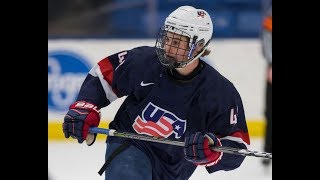 Jack Hughes 43 D 1 USHL Shift By Shift March 16th 2018 [upl. by Trilby]