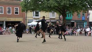 Erstwhile Border Morris dancing at Vale of Evesham National Morris Weekend [upl. by Hassett]