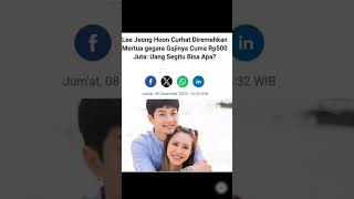 Pejuang umr🤣🤣shortvideo drakor leejonghoon trendingshorts [upl. by Merrili]