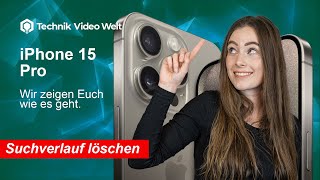 iPhone 15 Pro  Suchverlauf und Websitedaten löschen •  • 📲1️⃣5️⃣ • 🌐 • Anleitung  Tutorial [upl. by Irmine]