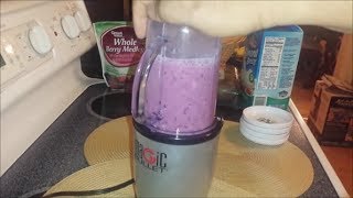 HowtoMake Fruit Smoothie Using Magic Bullet [upl. by Naujak]