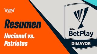 Nacional vs Patriotas resumen y goles  Liga BetPlay Dimayor 2024 2  Fecha 5 [upl. by Herzig]