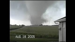 NEW RECOVERED footage of the Stoughton Wisconsin tornado ubuildermanofficial and ujjjacer [upl. by Elleivad522]