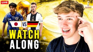 GERMANY vs JAPAN Live Watchalong  World Cup 2022 [upl. by Yenitirb]