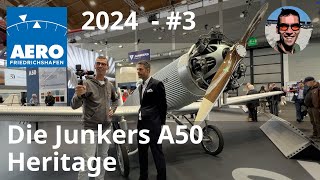 AERO 2024 3  Die Junkers A50 Heritage  Traum aus Wellblech mit Sternmotor [upl. by Publea]