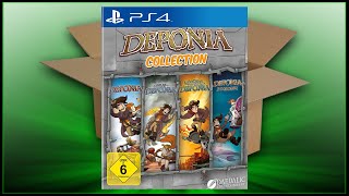 Deponia Collection PS4 UnboxingBreakdownDemo [upl. by Arev]