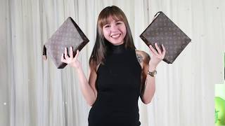 LOUIS VUITTON Monogram Toiletry Pouch 26 Comparison Video [upl. by Rask]