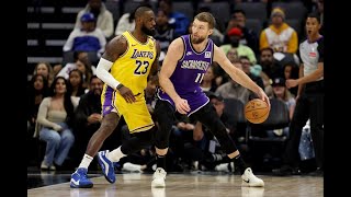 Sacramento Kings fall to the Los Angeles Lakers at home  Highlights [upl. by Llerrac]