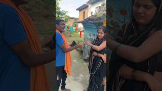 Bhaiya ji Wife ko maar rahe hai Chapal se shortviral shorts deepuvlogs deepuangiracouple [upl. by Nohsar]