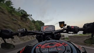 costiera amalfitana  strade da moto  Campania  GoPro  Ktm Duke 890R [upl. by Eatnoled]