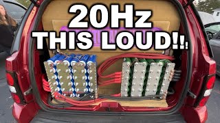 IVE NEVER HEARD 20HZ THIS LOUD AND CLEAN GOING FULL TILT [upl. by Meehyr]