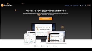 Como MINAR Bitcoin GRATIS desde el Celular o Pc con Cryptotab Browser 2024 [upl. by Atirehc906]