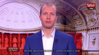 Industrie innovation et fiscalité  laudition de Bruno Le Maire  Les matins du Sénat 31102018 [upl. by Ikkim]