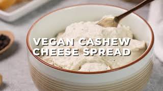 Vegan Cashew Cheese Spread Recipe [upl. by Adnylem]