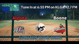 Algona vs Boone 2024 Postseason Baseball [upl. by Feodore881]