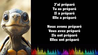 ♫ Japprends le français ♫ Conjugaison I PRÉPARER I Passé Composé [upl. by Lougheed]