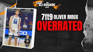 Oliver Rioux is 7ft9 Basketball Player but hes OVERRATED [upl. by Aisetal]