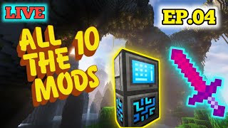 Refined Storage and Supremium Armor  All The Mods 10 LIVE Hindi  EP04 [upl. by Aiuqes]