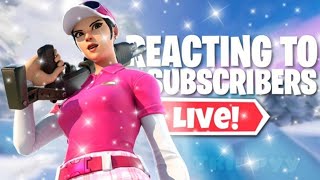 🔴Reacting To Subscribers Fortnite Montage Live🔴 [upl. by Ilowell]