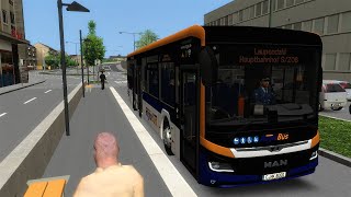 Lets Play Omsi 2 Städtedreieck Modded MAN Intercity LE Linie R52 [upl. by Scrope]