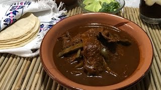 BISTEC DE RES EN CHILE PASILLA  DELICIOSA RECETA [upl. by Jeavons211]