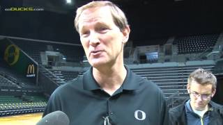 Dana Altman Discusses Busy Schedule [upl. by Hpeseoj429]