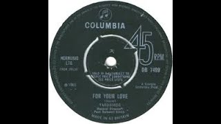 The Yardbirds For Your Love Lyrics [upl. by Ellebana]