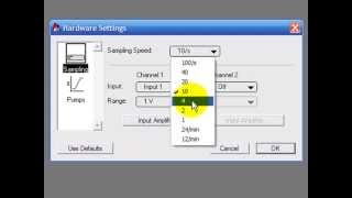 Settings in PowerChrom Chromatography Software [upl. by Cummings]