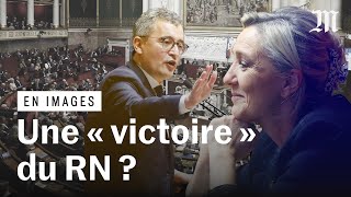 Dans la loi immigration la « préférence nationale » de Marine Le Pen [upl. by Auohs348]